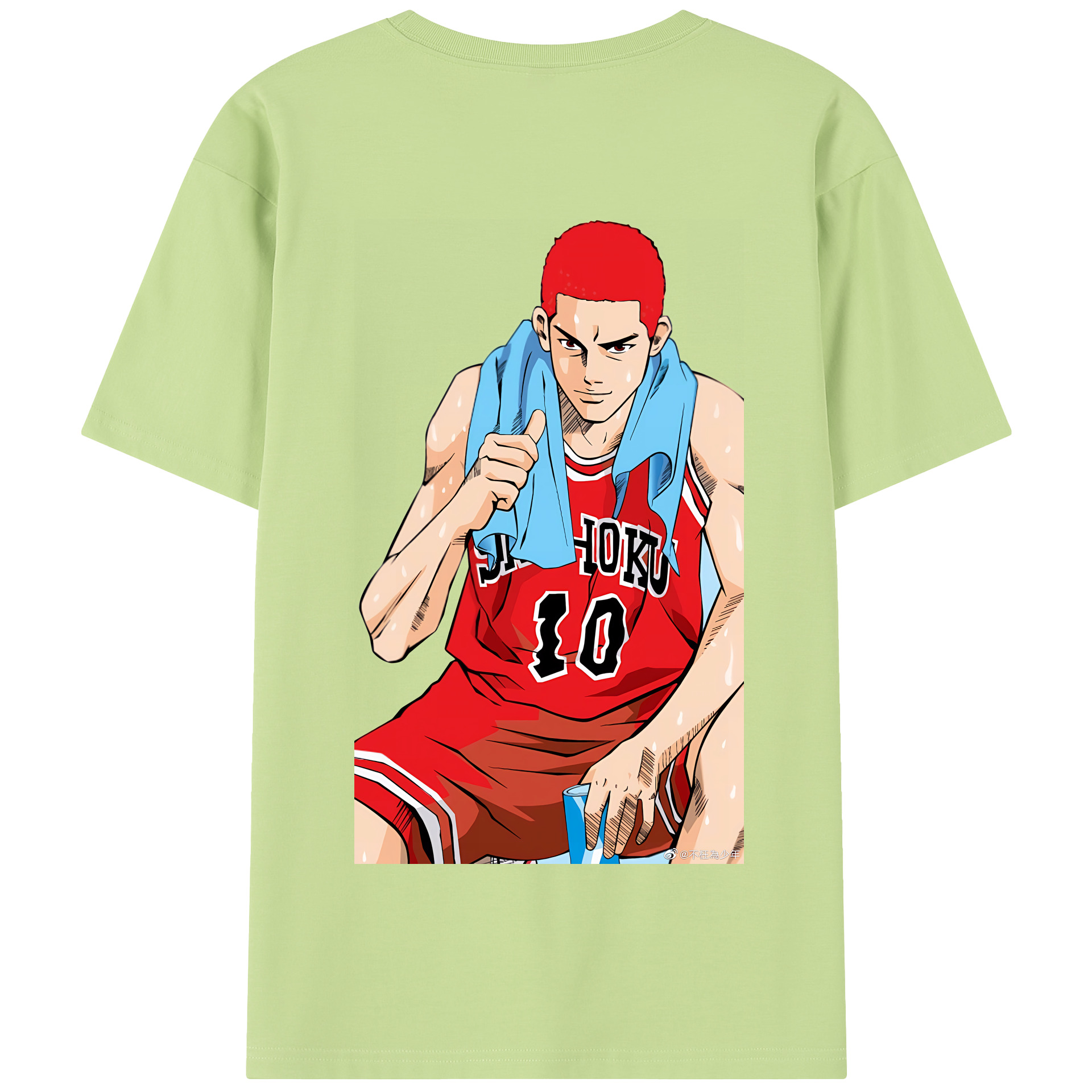 SLAM DUNK／スラムダンク 綿100％半袖Tシャツ（背面プリント）